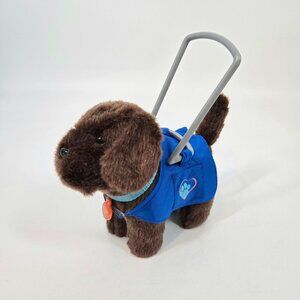 American Girl Doll Brown Chocolate Chip Service Dog with Vest and Collar 2012
